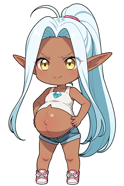 Lyria chibi character